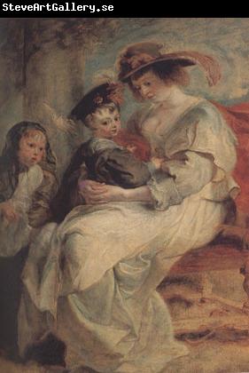 Peter Paul Rubens Helena Fourment with Two of ber Cbildren (mk01)